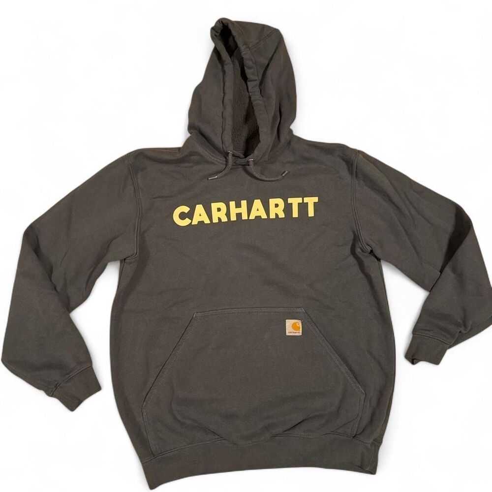 Carhartt Men's Loose Fit Midweight Hoodie Sweatshirt Bluestone Men's Medium